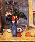 Paul Cezanne The Blue Vase painting